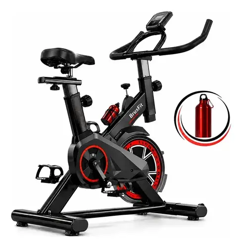 Brus fit Bicicleta Ergométrica Spinning Liftness X11 Cor Preto/vermelho