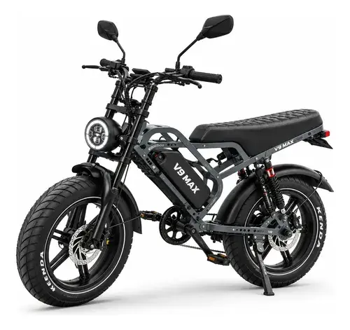 Bicicleta Elétrica V9 Max 1000w Freio Hidráulico Alarme Nfc