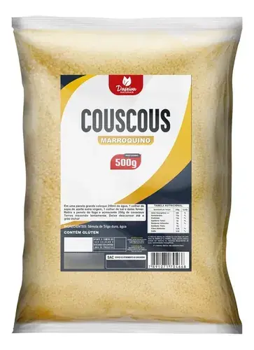 Couscous Marroquino Amarelo Daseiva Naturais 500g