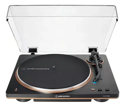 Toca-discos Audio-technica Lp70x Bluetooth Preto E Bronze