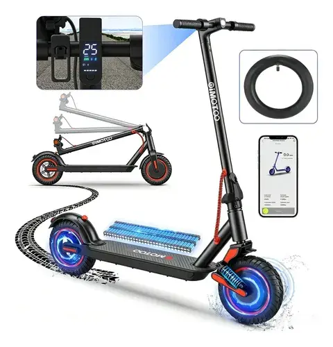 OIMOTOO ES8085 Patinete Elétrico Premium 500w Pneu Aderente 10 polegadas Velocidade Máxima 40km/h Motorizado Até 30km De Autonomia