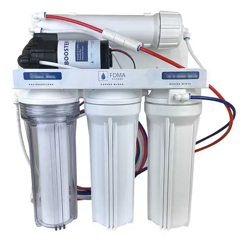 Filtro Osmose Reversa+deio +bomba Pressurizada 100gpd C/ Nfe