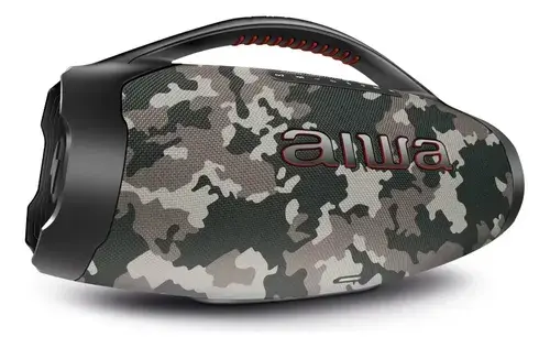 Caixa de Som Boombox Plus AIWA BBS-01-BG 200W Bluetooth 30H IP66 USB Cinza