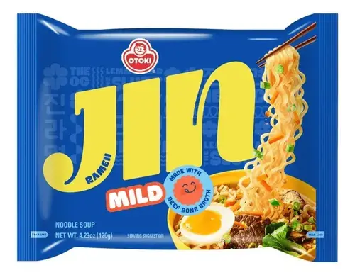 Jin Ramen Macarrão Instantâneo Meio Picante 120 Gr Ottogi