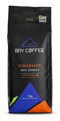Café Em Grãos Bry Coffee 1kg 100% Arabica Gourmet O Futuro