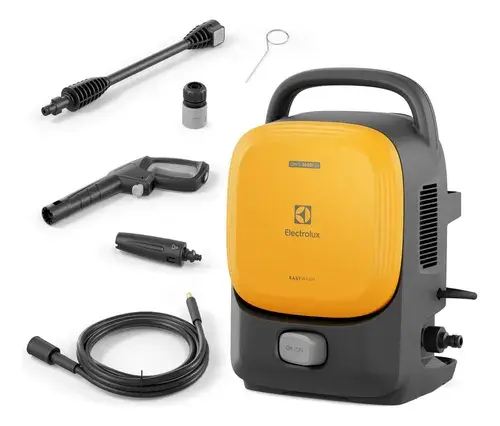 Lavadora de Alta Pressão Electrolux 1650PSI 1400W de Potência com Engate Rápido EasyWash Lava Jato Lava Car QWS1650