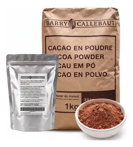 Cacau Em Pó Barry Callebaut Alcalino 500g
