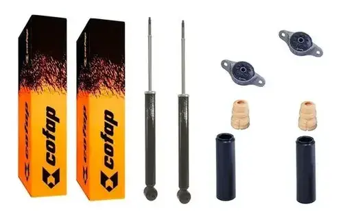 Par Amortecedor Traseiro Cofap Hb20 2012 A 2018 Kit Batente