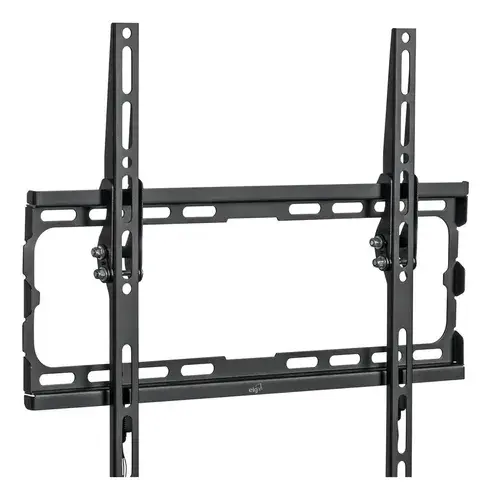 Suporte Inclinável Parede TV 32 a 70 Polegadas 45kg ELG Slim Inclinação +15° a -15° VESA 75x75 a 400x400 Distância 2,5 a 4cm da Parede Aço Carbono Preto A03V4S