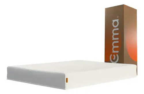 Colchão Queen Emma Basics 17 – 158x198cm - Espuma D28 17cm com Tecnologia Alemã, Embalado à Vácuo, Firmeza Ideal, Suporte Confortável