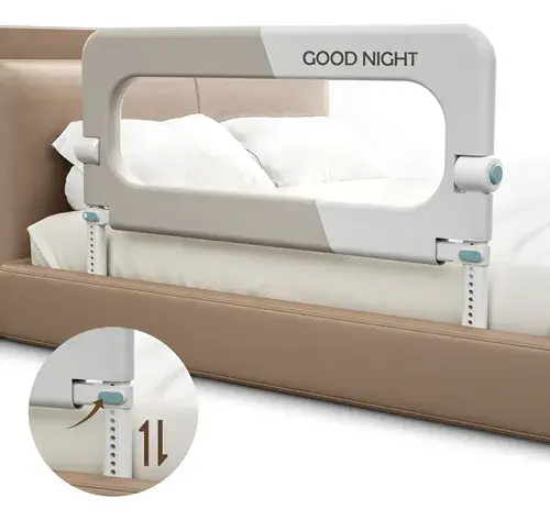 Grade De Proteção Ajustável Para Cama E Berço Criança