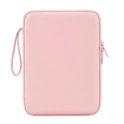 Capa Case Bolsa Pasta Protetora Kingbr Para iPad 11 A16 Modelos A3354 E A3355 Anti-impacto Impermeavel Com Alca Suporte E Compartimento, Compativel Com Outros Tablets De 11 Polegadas Rosa