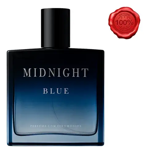 Perfume Masculino Midnight Blue Alta Fixação Fero Blue 100ml