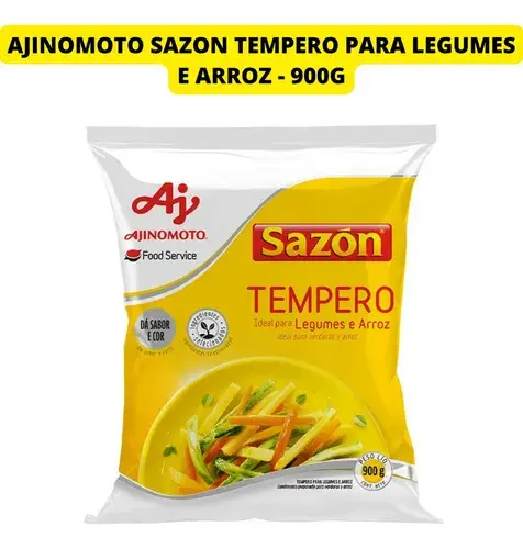 Ajinomoto Sazon Tempero Ideal Para Legumes E Arroz -