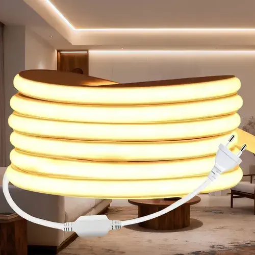 Mangueira 10mts De Led Cob 288led/m Prova Agua 3000k 6500k