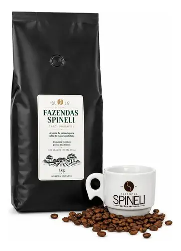 Café Gourmet Moído Arábica Torrado 1kg Fazendas Spineli
