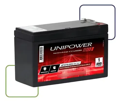 Bateria 12v X 7a Selada Para Nobreak Alarmes Cerca Elétrica