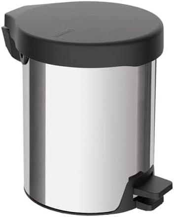 Lixeira com Pedal New Tramontina em aço inox com acabamento polido 5 L
