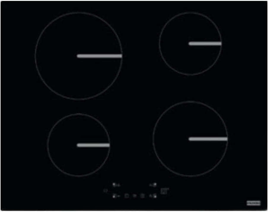 Cooktop de indução c/ 4 Zonas Smart 654 Display Touch 65x51-220V Franke