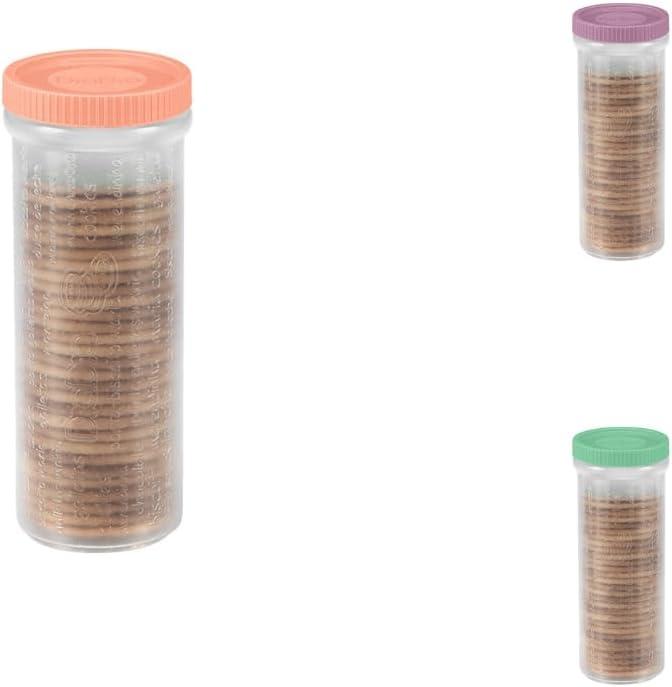 Sanremo - Porta Biscoito de Plástico com Capacidade de 610ml, Cor Sortida, Linha DiaDia