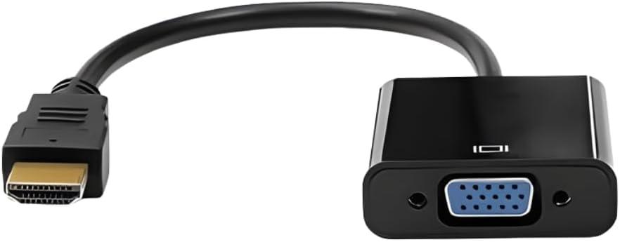 PlusCable Cabo Adaptador de video HDMI Macho para VGA Femea ADP-HDMIVGA10BK
