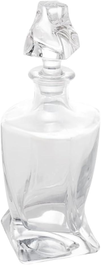 WOLFF - Garrafa para Whisky de Cristal Tortile 750ml