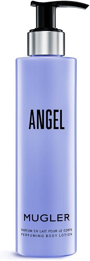 MUGLER Angel, loção corporal perfumada, perfume para mulher, aroma Gourmand com Notas de âmbar, fragrância extraordinária, 200 ml