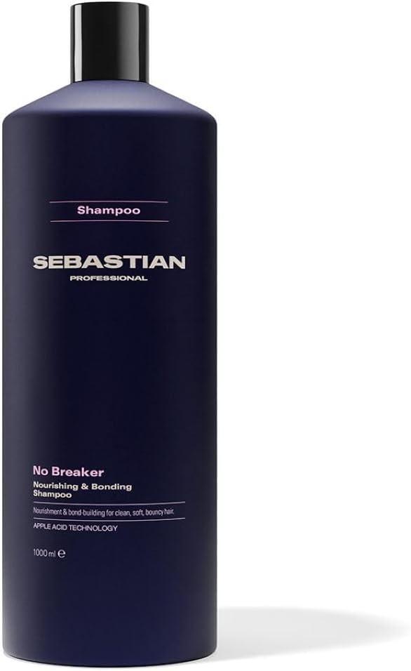 Sebastian Professional, No Breaker, Shampoo de reconstrução e nutrição para cabelos danificados por química, 1L