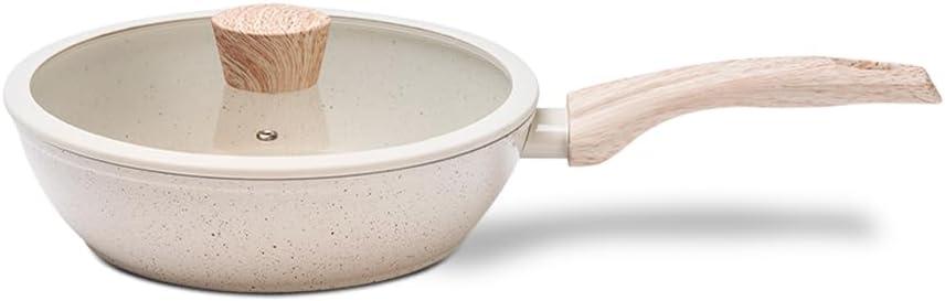Frigideira Alta com Tampa Brinox 24Cm 2,3L Ceramic Life Sirius com Fundo de Indução Vanilla