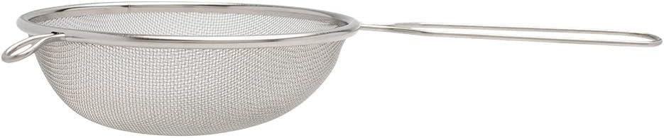 Peneira em Aço Inox com Suporte para Acomodação - 16 CM, Mimo Style