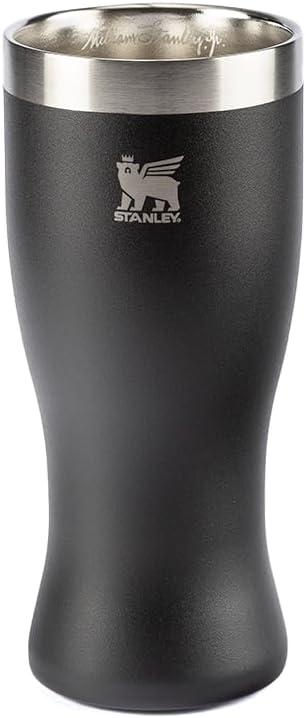 Stanley - Copo Térmico Pilsner, 444ml, Copo para Bebidas Frias ou Quentes, Foundry Black