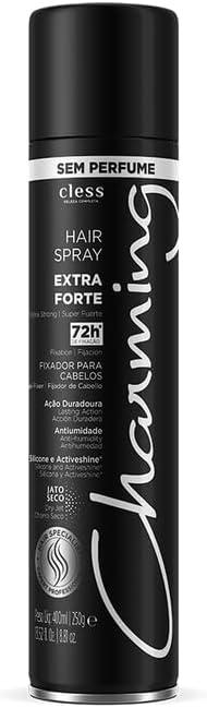 Cless - Hair Spray Fixador Charming 400ml Black Extra Forte S/ Perf