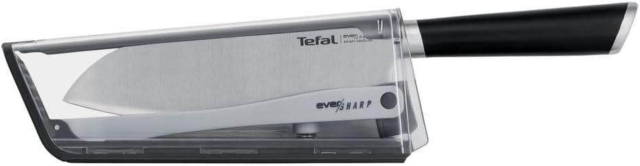 Faca Aço Inox Tefal Eversharp Com Afiador