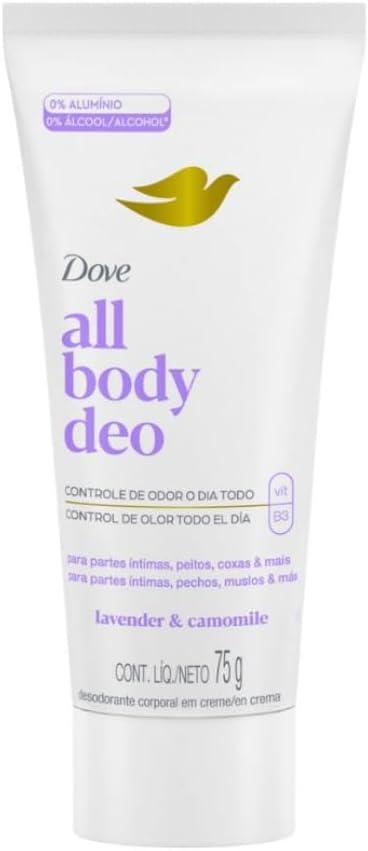 Desodorante Corporal em Creme Dove, Lavanda e Camomila, 75g