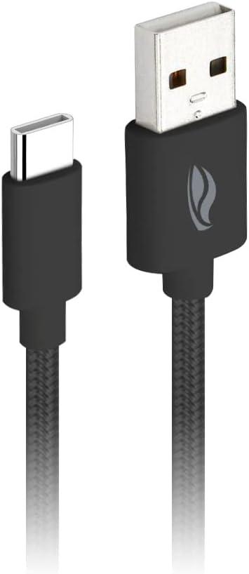 Cabo USB para USB C C3Tech CB-C11BK Preto - Cabo 1Metro Ideal para dispositivos com sistema Android e IOS Suporte a Carregamento e Transferência de Dados
