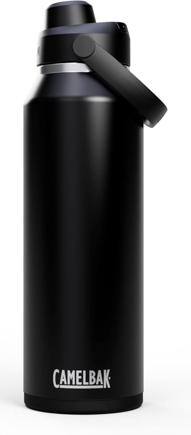 CamelBak Garrafa de água Thrive Chug 1,134 g - aço inoxidável isolado, preto