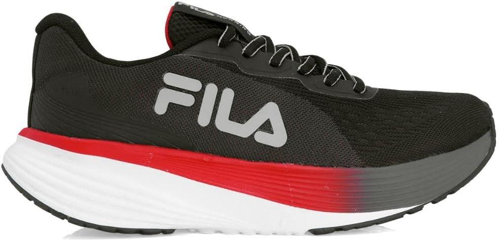 Tenis Fila Agile Feminino Preto e Vermelho