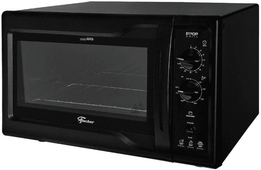 Fischer Forno Eletrico Bancada Pop Grill 44L Black 220V 34313-94809