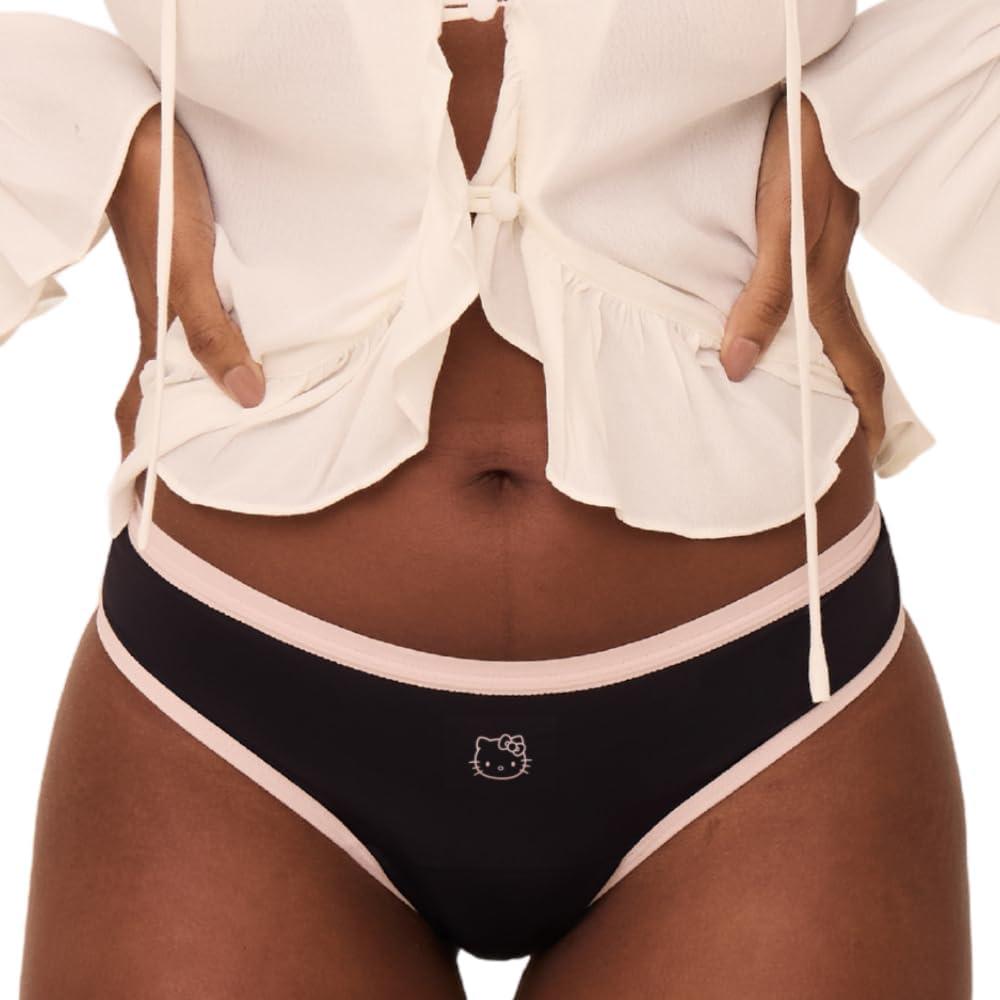 Calcinha Absorvente Menstrual Pantys Calcinha Absorvente Menstrual Pantys + Hello Kitty, Fluxo Moderado, Feminina, Fluxo Moderado, Feminino, Rosa, 12 Anos, 1 Unidade