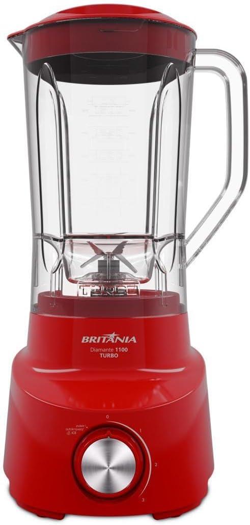 Liquidificador Britânia 2,6L 4 Velocidades Diamante 1100 VME 127V