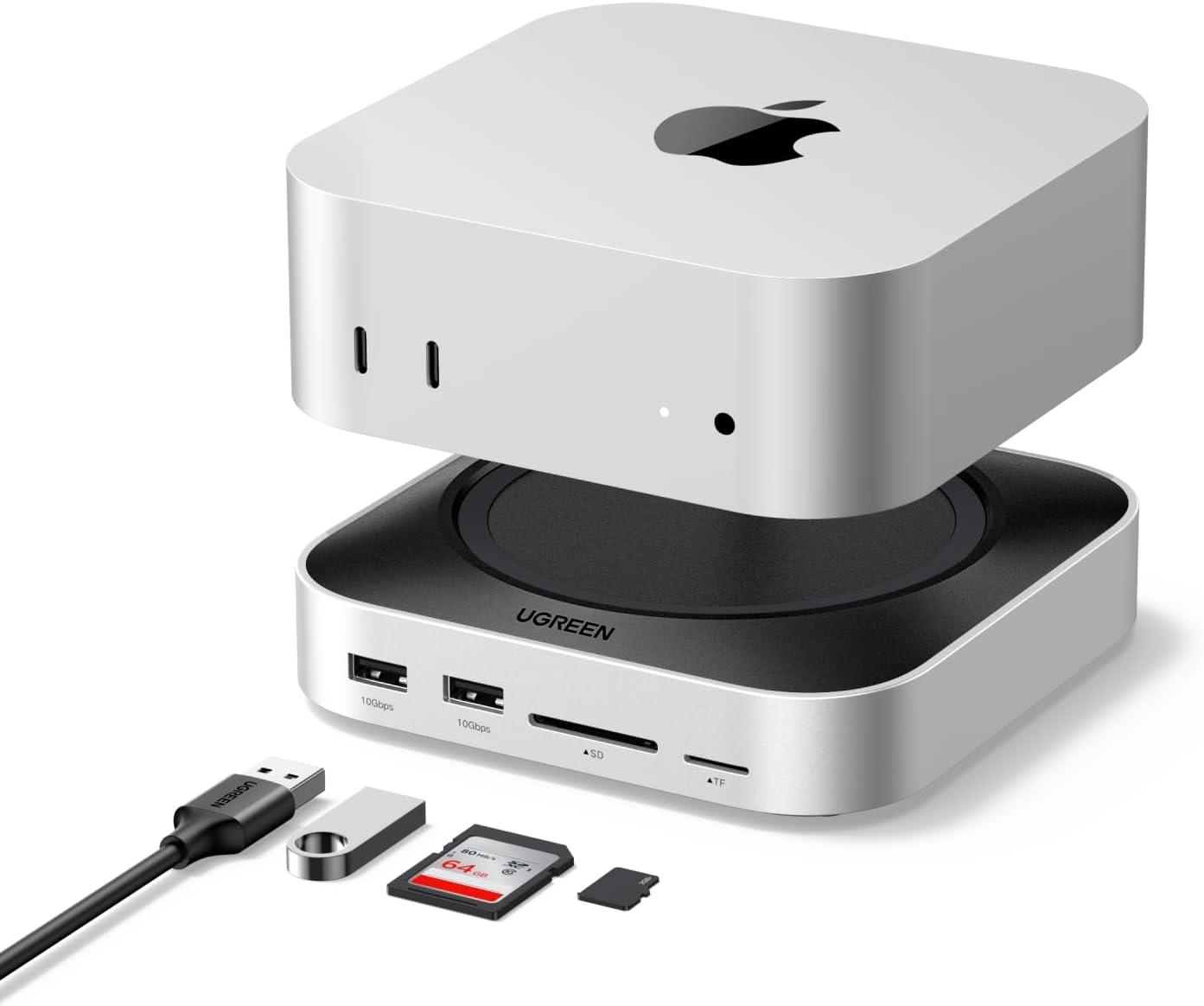 UGREEN Base e Suporte para Mac mini M4 com Caixa SSD NVMe