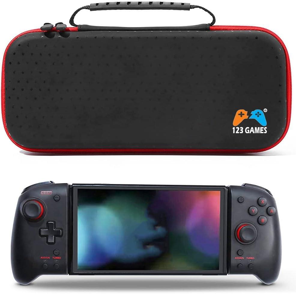 Case Compatível Com Nintendo Switch Oled V1 V2 Com Hori Split Bolsa Maleta EVA 123Games