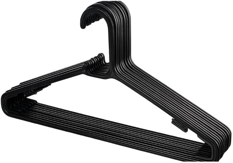 Sanremo - Cabide Plástico Adulto para Roupas Leves, Embalagem com 10 Unidades, Linha Easy