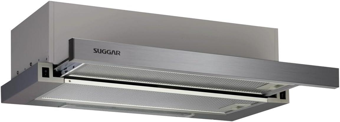 Suggar Depurador de Ar Slim de Embutir 60CM Frontal Inox 110V De61ix