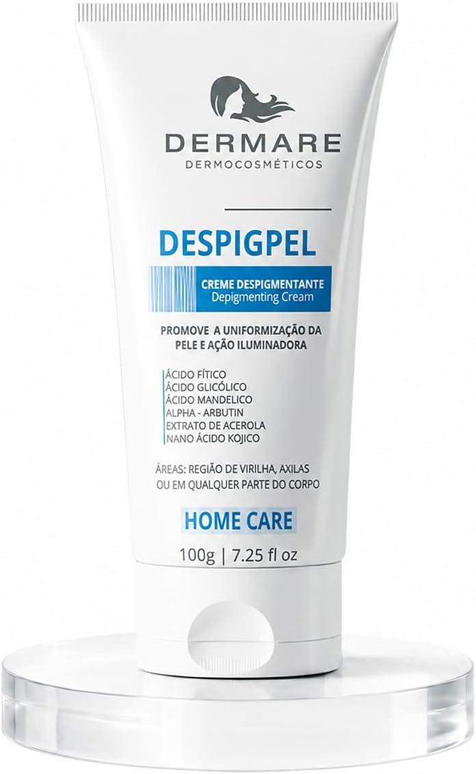 DERMARE Despigpel 100g Clareador Intimo Virilha Axilas Cotovelo e Joelho