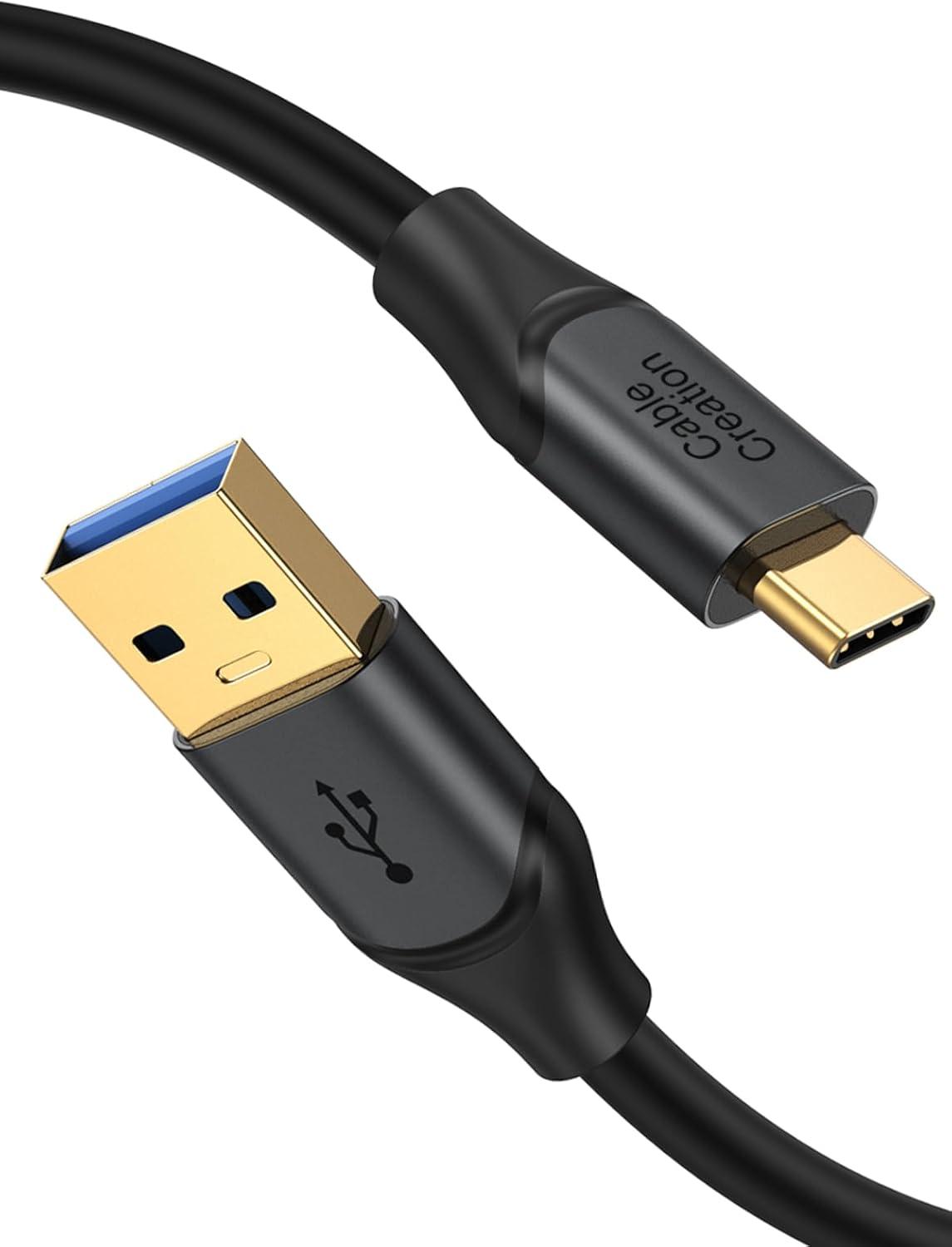CableCreation Cabo USB-C para USB-A de 1,5 metros, Cabo de dados USB 3.1