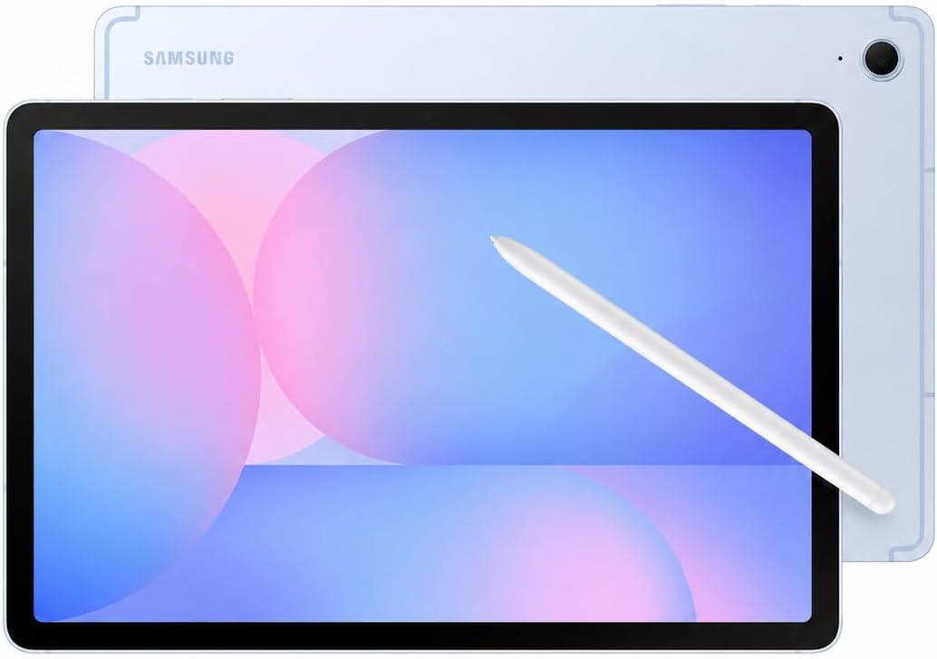 Tablet Samsung Galaxy Tab S10 FE, Azul, 10.9", Wifi, 128GB, 8GB RAM, Camera Traseira de 13MP, Câmera Frontal de 12MP Ultra Wide, Wifi 6, IP68, Android 15