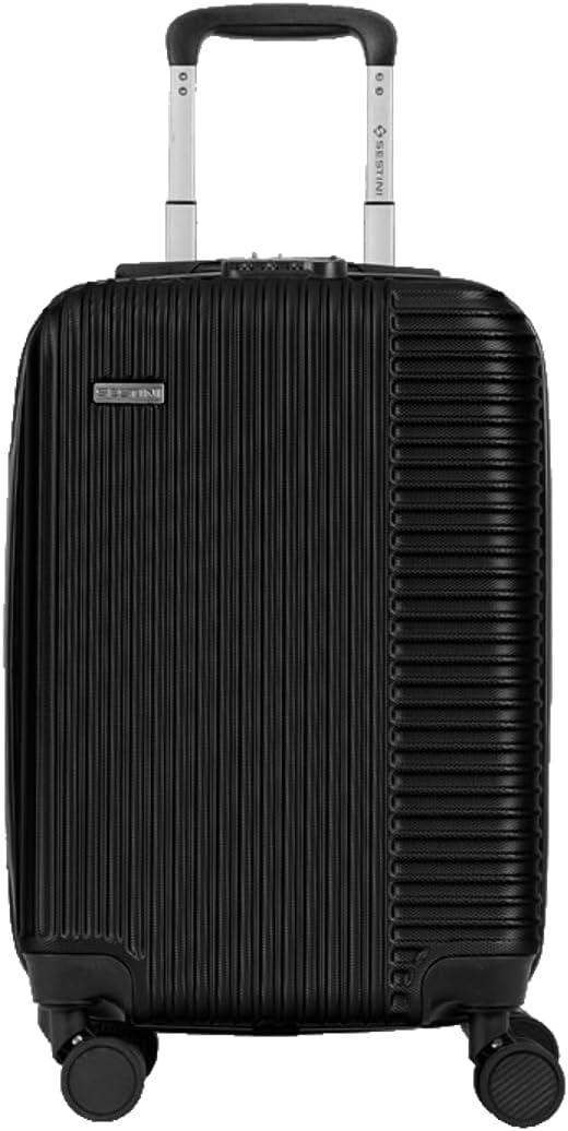 Mala de Viagem Sestini Bordo com Rodas 360° Classy 2, Preto