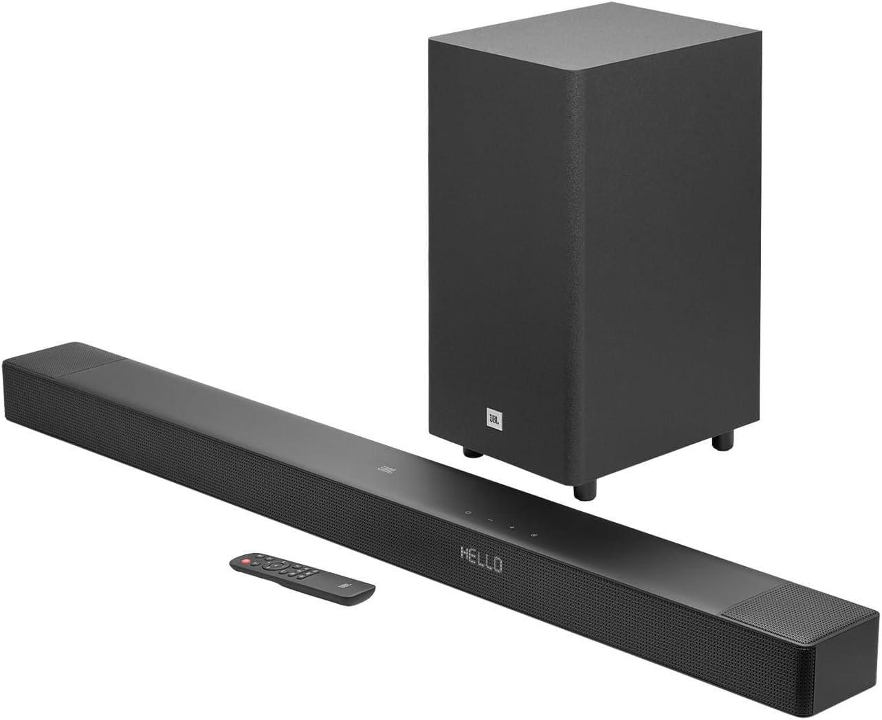 Soundbar JBL Cinema SB595, 5.1 Canais, com Subwoofer, Bluetooth, Preta - JBLSB595BLKBR
