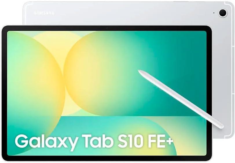 Samsung Tablet Galaxy Tab S10 FE+ WiFi, Prata, 128GB, 8GB, Tela 13.1" 90Hz, S Pen e Capa Inclusas
